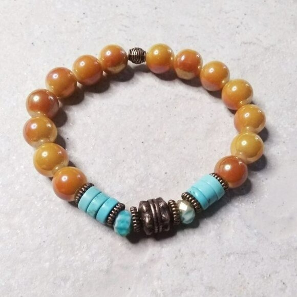 7" Single Stack Bracelet! Bohemian Boho SouthWestern Coastal Cowgirl Style - Picture 3 of 7